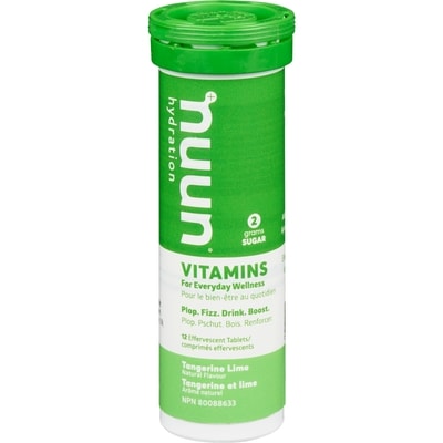 Nuun Tangerine Lime Vitamins 12 ea, $0.87/1ea