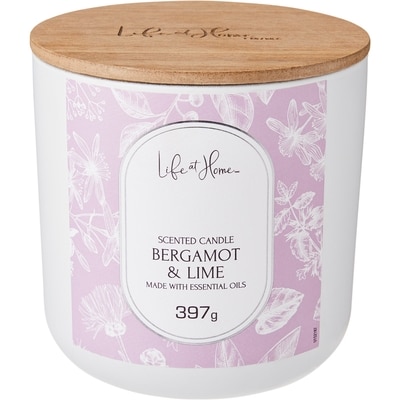 Life at Home Scented Candle Bergamot & Lime 1 ea, $16.00/1ea
