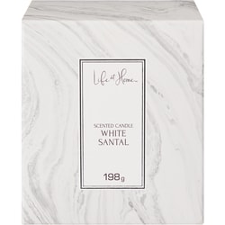 Life at Home Scented Candle White Santal 1 ea, $7.50/1ea