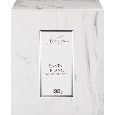 Life at Home Bougie parfumée – Santal blanc 1 ea, 10,00 $/1ch