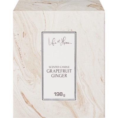 Life at Home Scented Candle Grapefruit Ginger 1 ea, $10.00/1ea