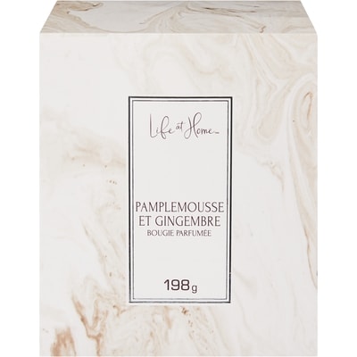 Life at Home Bougie parfumée – Gingembre pamplemousse 1 ea, 10,00 $/1ch