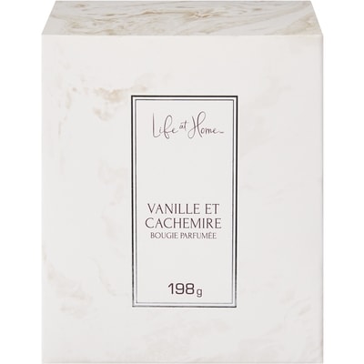 Life at Home Bougie parfumée – Cachemire vanille 1 ea, 10,00 $/1ch