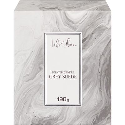 Life at Home Scented Candle Grey Suede 1 ea, $10.00/1ea
