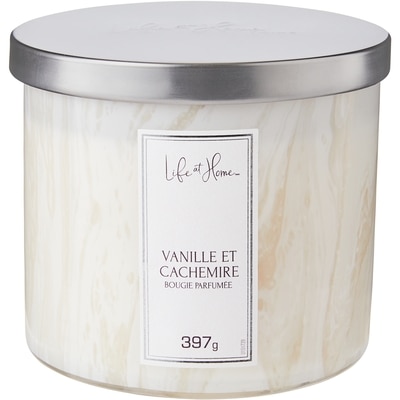 Life at Home Bougie parfumée – Cachemire vanille 1 ea, 12,00 $/1ch