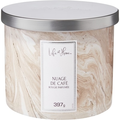 Life at Home Bougie parfumée – Nuage de café 1 ea, 12,00 $/1ch