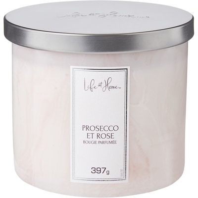 Life at Home Bougie parfumée – Rose Prosecco 1 ea, 12,00 $/1ch