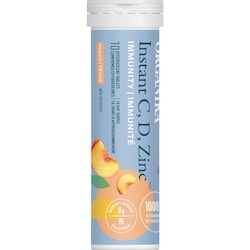 Instant C, D, Zinc Immunity Peach