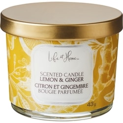 Life at Home Scented Candle Lemon & Ginger 1 ea, $2.00/1ea