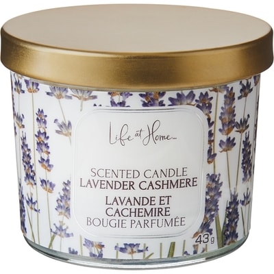 Life at Home Scented Candle Lavender Cashmere 1 ea, $2.00/1ea