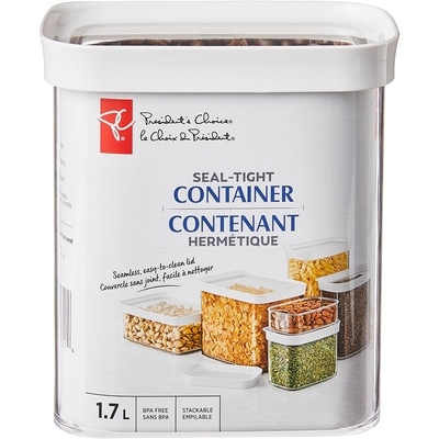 President's Choice Seal-Tight Container 1.7L 1 ea, $11.00/1ea