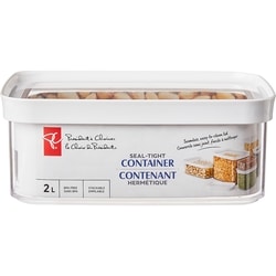 President's Choice Seal-Tight Container 2L 1 ea, $12.00/1ea