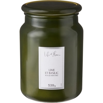 Life at Home Bougie parfumée – Lime et basilic 1 ea, 19,00 $/1ch