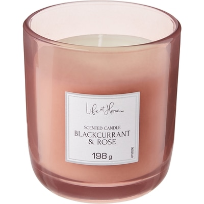 Life at Home Scented Candle Blackcurrant & Rose 1 ea, $10.00/1ea