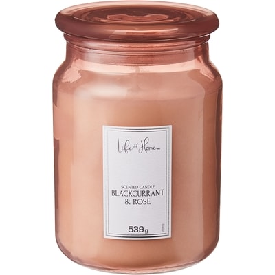 Life at Home Scented Candle Blackcurrant & Rose 1 ea, $19.00/1ea