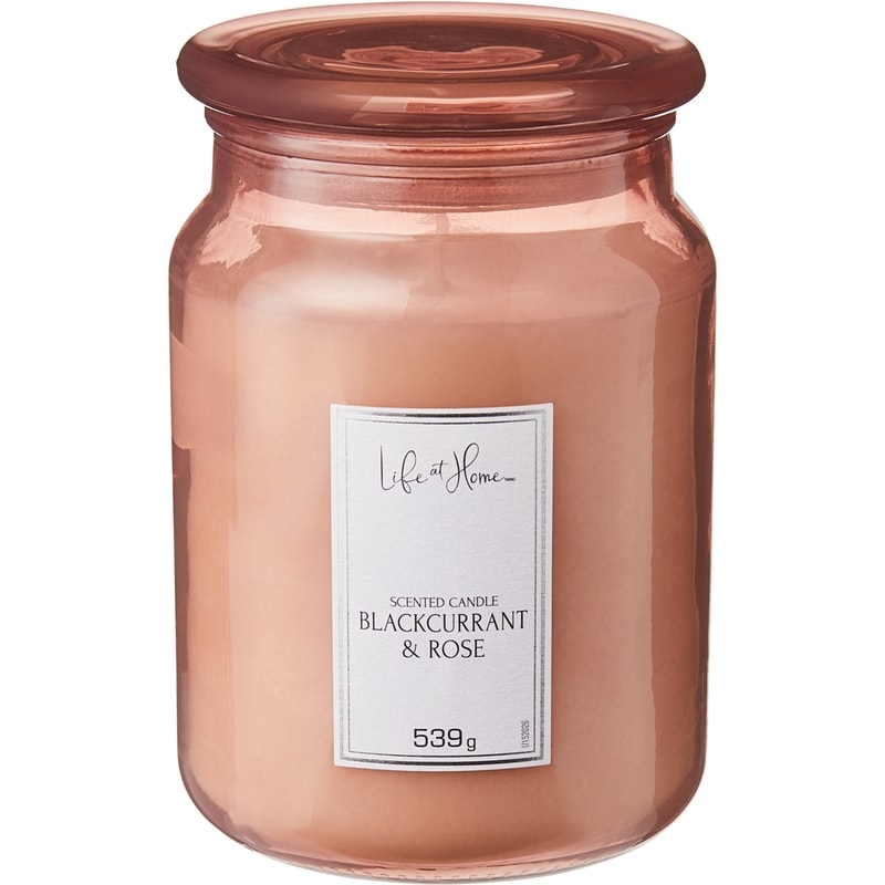 Scented Candle Blackcurrant & Rose