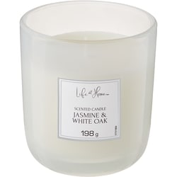 Life at Home Scented Candle Jasmine & White Oak 1 ea, $10.00/1ea