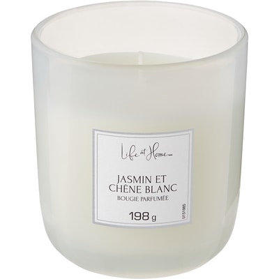 Life at Home Bougie parfumée – Jasmin et chêne blanc 1 ea, 7,00 $/1ch