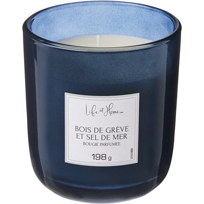 Life at Home Bougie parfumée – Bois flotté et sel de mer 1 ea, 10,00 $/1ch