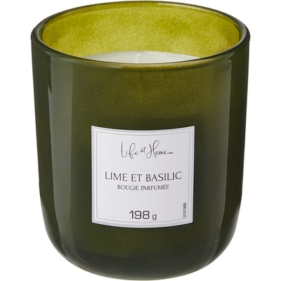 Life at Home Bougie parfumée – Lime et basilic 1 ea, 10,00 $/1ch