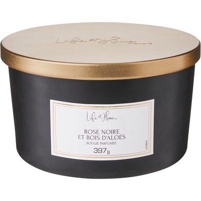 Life at Home Bougie parfumée – Rose Noir et Oud 1 ea, 12,00 $/1ch