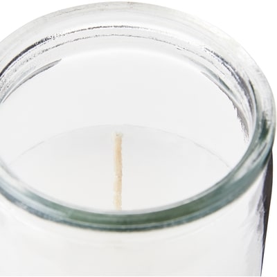 Bougie pilier en pot