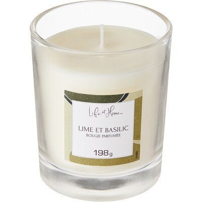 Bougie parfumée – Lime et basilic