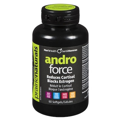 Prairienaturals Andro Force 60 ea, $0.62/1ea
