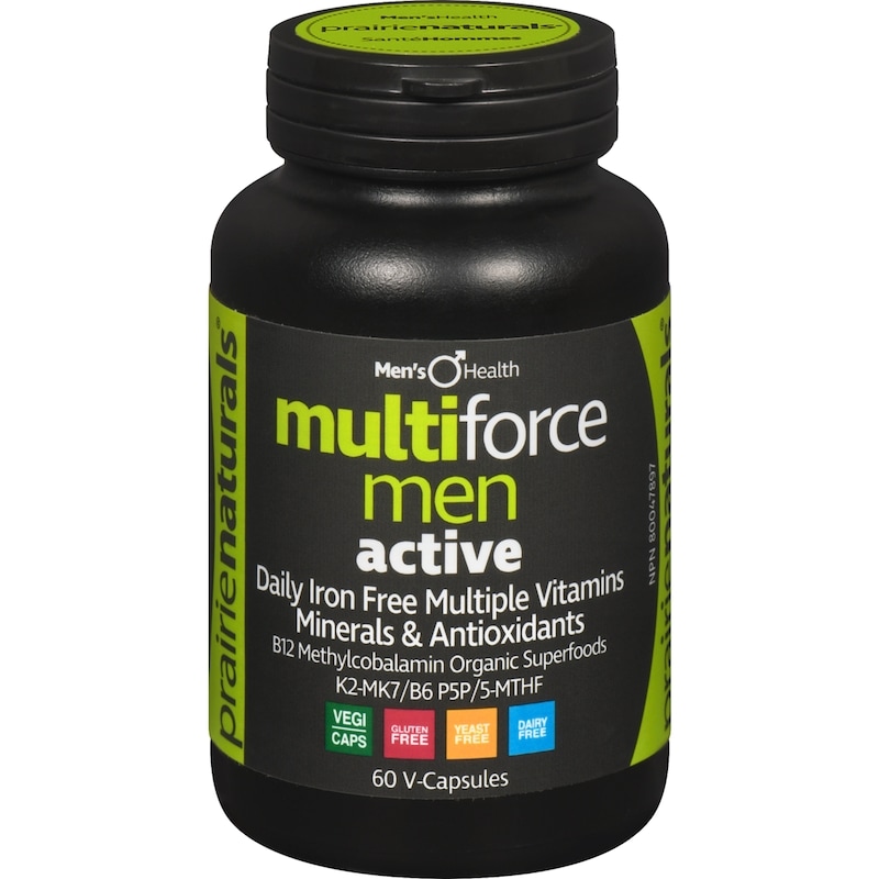 Multiforce Men Daily Iron Free Multiple Vitamins Minerals & Antioxidants