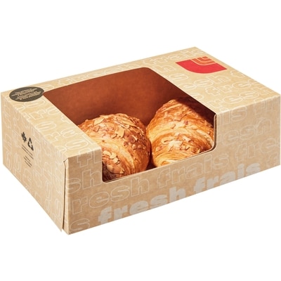 null Croissants aux amandes pur beurre, paq. de 2 202 g, 1,23 $/100g