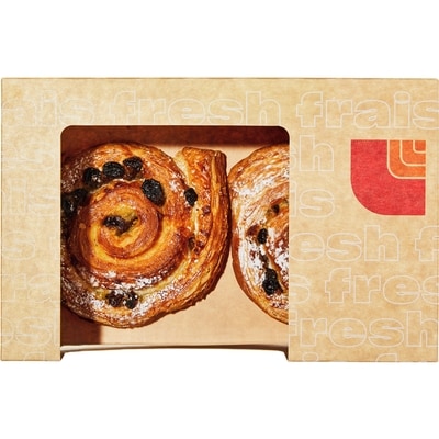 null Raisin Brioche 2-Pack 178 g, $1.29/100g