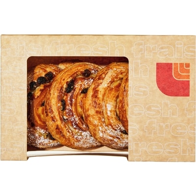 null Raisin Brioche 4-Pack 300 g, $1.66/100g