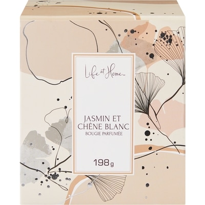 Life at Home Bougie parfumée – Jasmin et chêne blanc 1 ea, 10,00 $/1ch