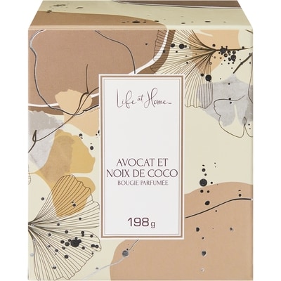 Life at Home Bougie parfumée – Avocat et noix de coco 1 ea, 7,00 $/1ch
