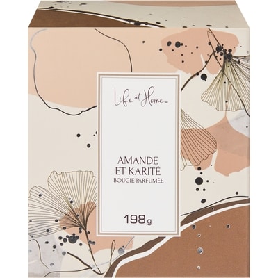 Life at Home Bougie parfumée – Amande et karité 1 ea, 10,00 $/1ch