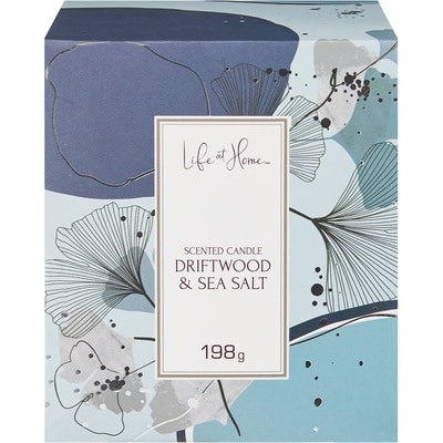 Life at Home Scented Candle Driftwood & Sea Salt 1 ea, $10.00/1ea