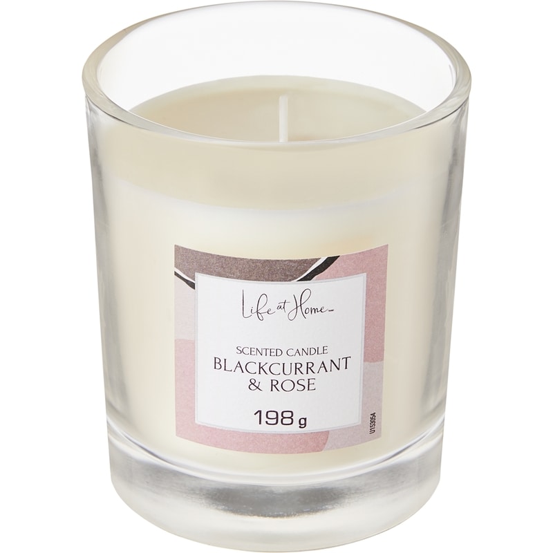 Scented Candle Blackcurrant & Rose