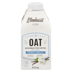 Elmhurst Oat Creamer French Vanilla 473 ml, $1.79/100ml