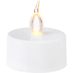 12 Bougies LED Sans Flamme - Effet Flamme Réaliste - Pile CR2032 Incluse - 200 Heures D'Autonomie - Décoration Mariage, Fête