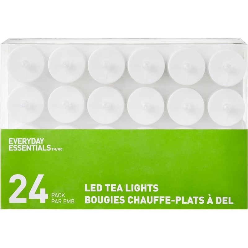 Led Tealights - 24Pk