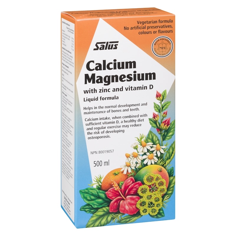Calcium Magnesium With Zinc And Vitamin D Liquid Formula