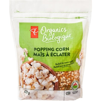 PC Organics Popping Corn 850 g, $0.59/100g