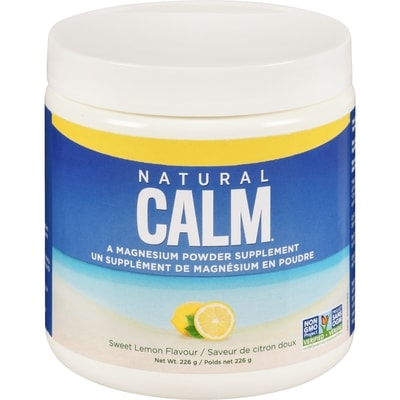 Natural Calm Sweet Lemon Flavour A Magnesium Powder Supplement 226 g, $14.60/100g