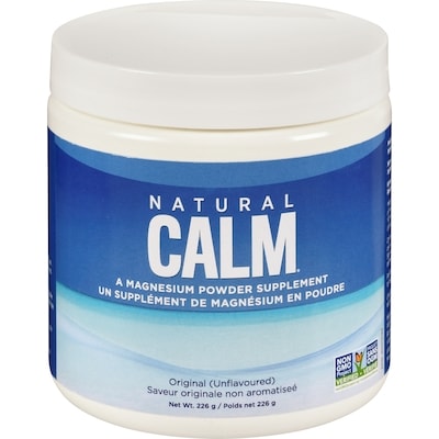 Natural Calm Saveur Originale Non Aromatisée Un Supplément De Magnésium En Poudre 226 g, 15,92 $/100g