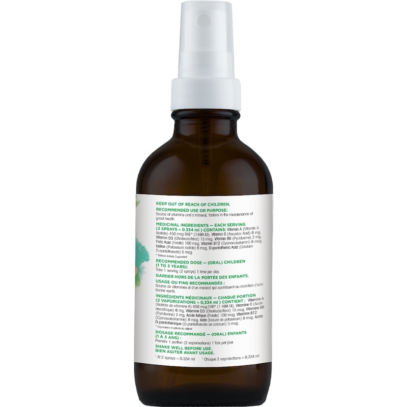 Li'L Kids Multi Vitamin Spray Liquid Fruity Orange