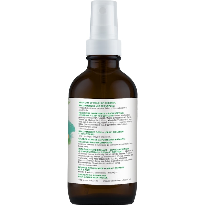 Li'L Kids Multi Vitamin Spray Liquid Fruity Orange