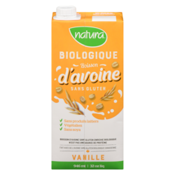 Natura Boisson d'avoine bio SG enrichie vanille 946 ml, 0,21 $/100ml