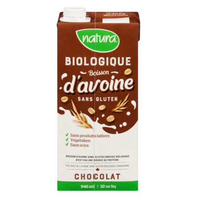 Natura Boisson d'avoine bio SG enrichie choco 946 ml, 0,32 $/100ml