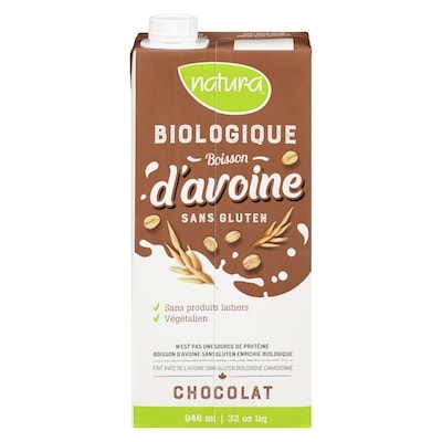 Natura Boisson d'avoine bio SG enrichie choco 946 ml, 0,51 $/100ml