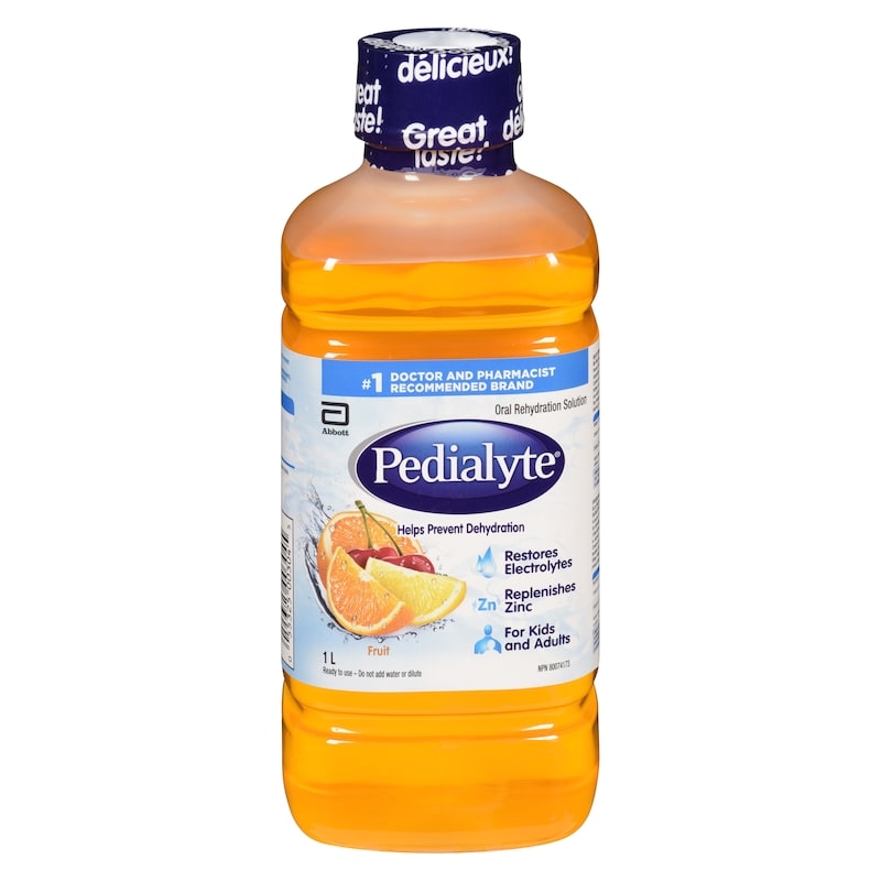 プジョリ　Hydrated Way Treatment 1-3+ Pedialyte Electrolyte Drink, Oral Rehydration Solution, Fruit - 1